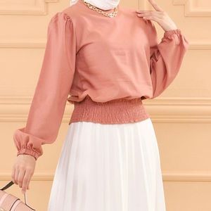 Pink light weight blouse